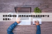 世界杯金球制（世界杯金球奖和金靴奖哪个含金量高）