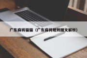 广东麻将猫猫（广东麻将规则图文解析）