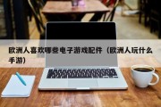 欧洲人喜欢哪些电子游戏配件（欧洲人玩什么手游）